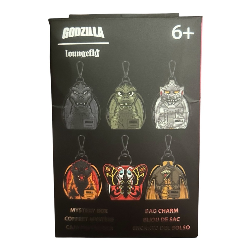 Godzilla Loungefly Mystery Box Bag Charm - Multi Color Brand New